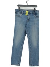 Superdry Men's Jeans W 34 in; L 32 in Blue 100% Cotton Straight