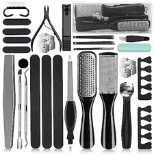 36 in 1 Professional Pedicure Kit, Foot File, Foot Rasp and Callus Remover 