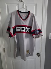 100% Authentic Mitchell & Ness 1985 Carlton Fisk Chicago White Sox Jersey 3XL 