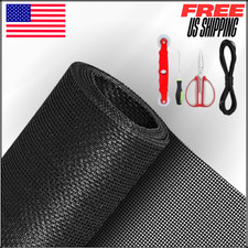 Pet Proof Window Screen Replacement Kit, 39"x118" High Hardness Screen Mesh