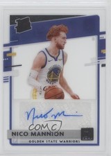 2020-21 Panini Clearly Donruss Rated Rookie Nico Mannion #RRA-NCM Auto 7xr