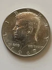 1967 50C Beautiful Kennedy Half Dollar 40 % SILVER AU condition