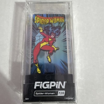 Marvel Spider-Woman FiGPiN 728 - Classic Enamel Pin - EE Exclusive - NEW, SEALED