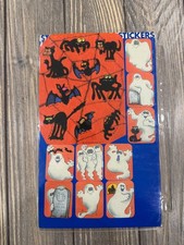 Vintage 1984 Hallmark Halloween Christmas Sticker Set