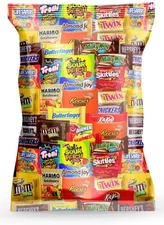 Chocolate Candy Assorted Variety Pack - Bulk Fun Size Mix, Individually Wrapped 