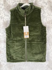 NWT GoumiKids size 10/12 Green Corduroy Vest Organic Cotton
