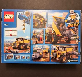Retired Lego City 4202 Mining Truck Complete Set Box Manual MISSING 2 STICKERS