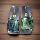 New DKNY Zelena Holographic Colors Women's Pool Slides Sandals Size 8M Beach — photo 5