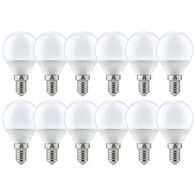 12 x Paulmann LED Leuchtmittel Tropfen 5,5W = 40W E14 matt 470lm warmweiß 2700K