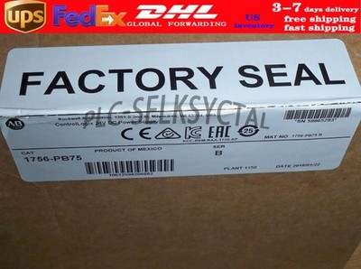 New Allen-Bradley AB 1756-PB75 / B ControlLogix 24V DC Power Supply 1756PB75