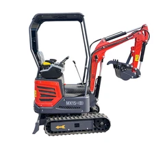 AGT 1-Ton Mini Excavator Tracked 13.5 HP B&S Gas Engine w/ Pilot Control System