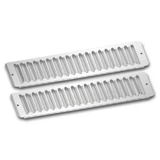 United Pacific 29126 Stainless Steel Hood Air Intake Trim for 1988+ Mack Ch