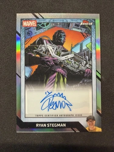 2026 Topps Finest Fantastic Four 65th Ryan Stegman Auto CB-RS Thor #1 Galactus