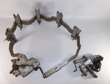 Mathey Dearman 4" - 16" Single Jackscrew Chain Clamp, 5ft Chain, 5 Jackbars