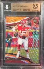 2017 Select Patrick Mahomes #15/99 Tri-Color Prizm Field Level RC #247 💎BGS 9.5