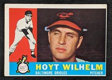 1960 Topps Baseball #395 Hoyt Wilhelm Baltimore Orioles