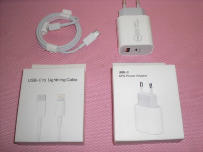 USB-C 18 W Quick Charge 3.0 +PD USB-C to Ladekabel Ladegerät