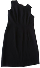 New BICE (By Sag Harbor) Black Sleeveless Sheath Dress Size 6 Little Black Dress