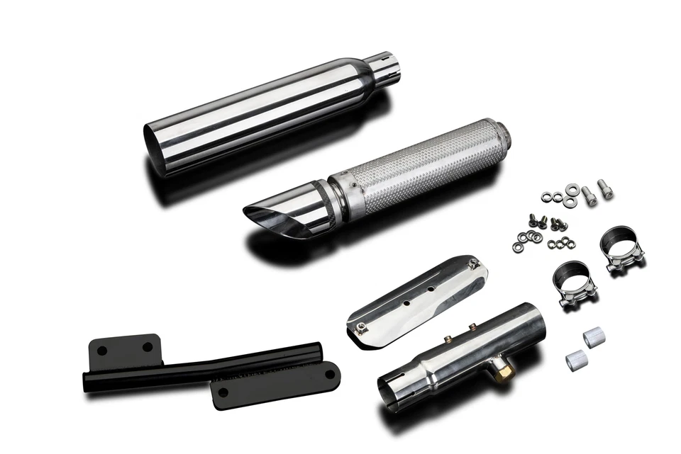 Yamaha Bolt XV950 Delkevic Corte Corte Corte Deflector 16" Acero Inoxidable Silenciador Deslizable 14-21 Foto 2 de 4