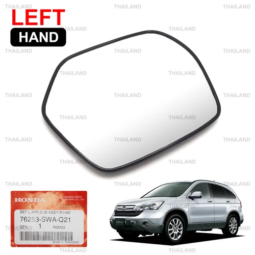 Fits Honda Cr-V Crv 2000cc 2007 - '11 Left Side Wing Mirror Glass Len Chrome