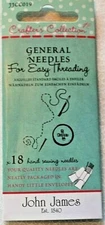 John James General Needles for Easy Threading Crafter's Collection