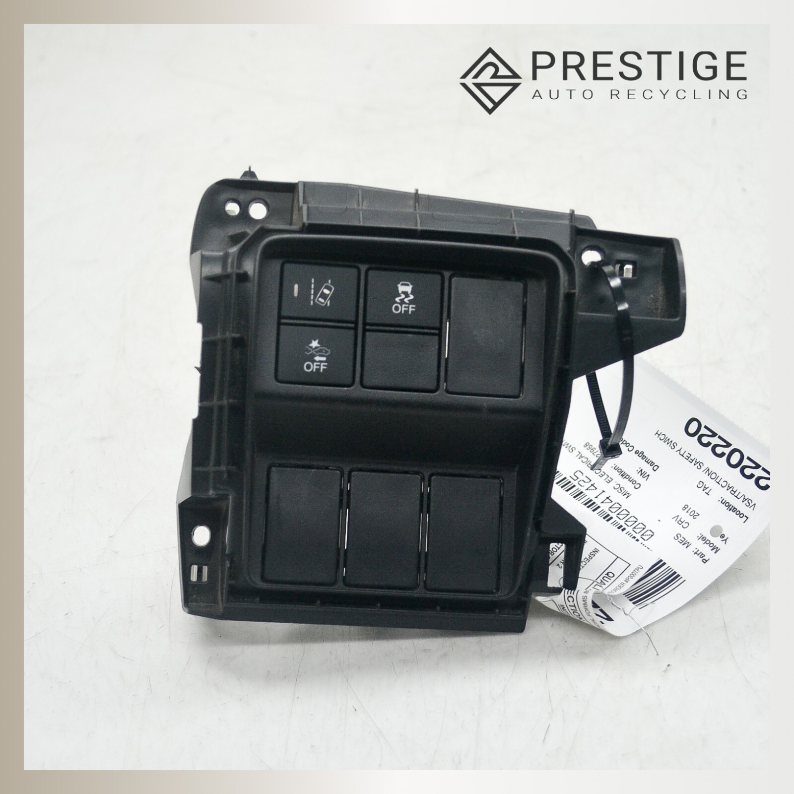 2017-2021 HONDA CR-V DASHBOARD TRACTION CONTROL SWITCH PANEL OEM