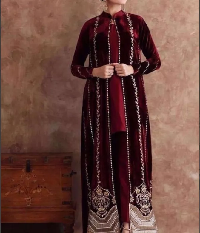 Pin by Gina on mee | Velvet suit design, Velvet dress designs, Stylish dress  book