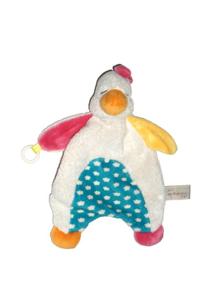 WIE NEU * NICI Gans Ente Gilli Schmusetuch Kuscheltuch Schnuffeltuch weiß