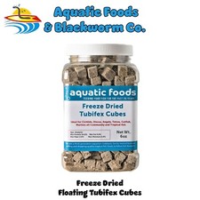 Tubifex Worms--Freeze Dried Tubifex Cubes for all Tropical  Marine Fish. JAR