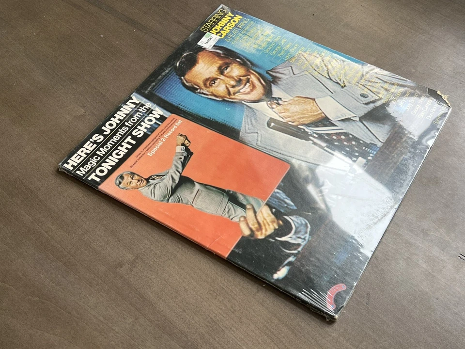 SEALED Here's Johnny: Magic Moments From The Tonight Show Vinyl LP 12” SPNB-1296 - Image 2 of 4