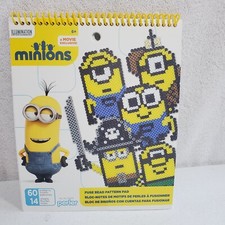 Perler Minions Fuse Bead Pattern Pad 60 Patterns 14 Sheets New Sealed
