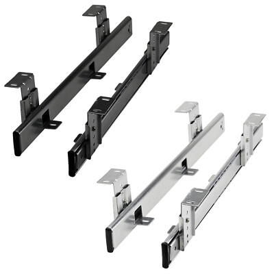 SOTECH Unterbau Tastaturauszug KT1 400 mm schwarz Tastaturablage Schubkasten