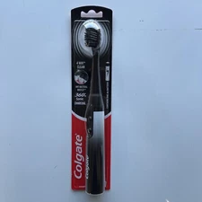 Colgate 360 Power Charcoal Battery Toothbrush, Black, 1 Pack
