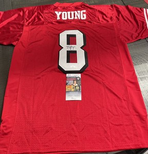 steve young signed jersey
