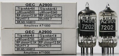 アンプ A2900/ECC81/CV6091 GEC A2900/ECC81/CV6091 GEC Rare Triple Mica Made England Amplitrex