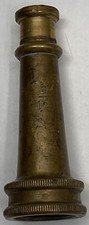 VINTAGE  RIDGE 3/16 th SPRAY NOZZLE  BRASS 1?-NPT FEMALE FIRE HOSE NOZZLE-5?LONG