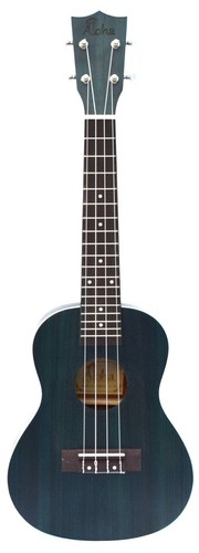 Ukulele Aloha (Choose Size) Sapele Blue Satin ( Free Shipped CANADA ) - Picture 4 of 5