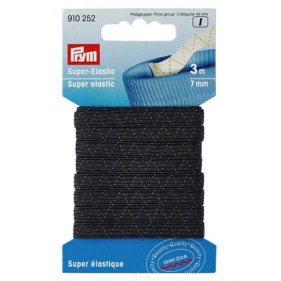 Prym Super-Elastic schwarz 7 mm 3 m Gummiband