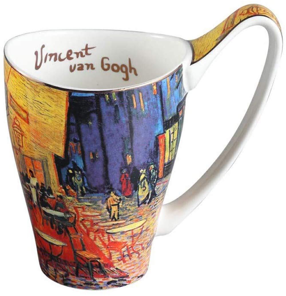 Bone China Coffee Mug, 16oz Large Tea Cup Design Inspired by Van