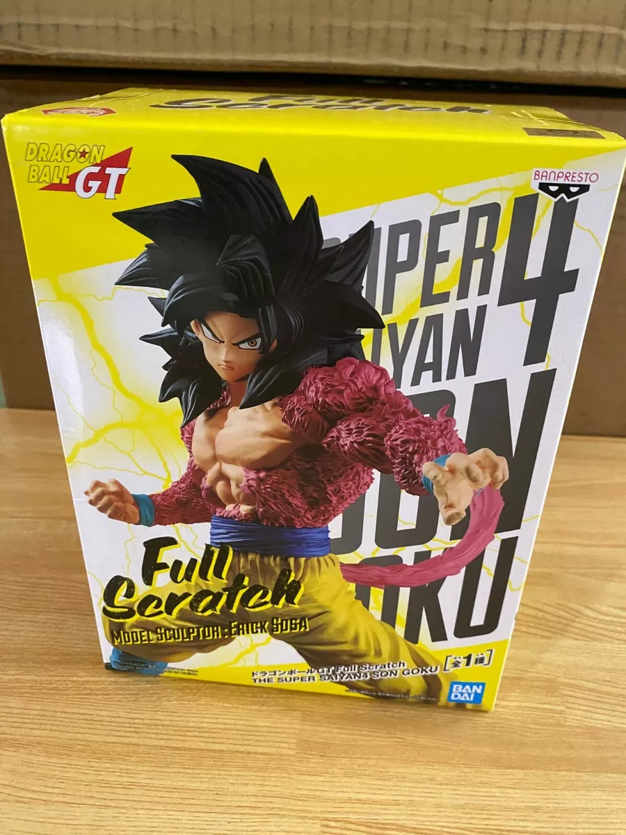 Boneco Goku Super Sayajin 4 Full Scratch Dragon Ball gt