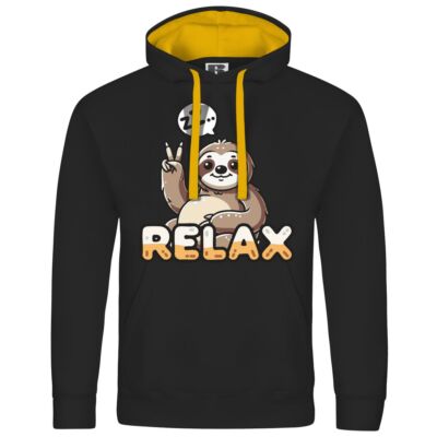 mens hooded sweatshirt hoodie relax sloth