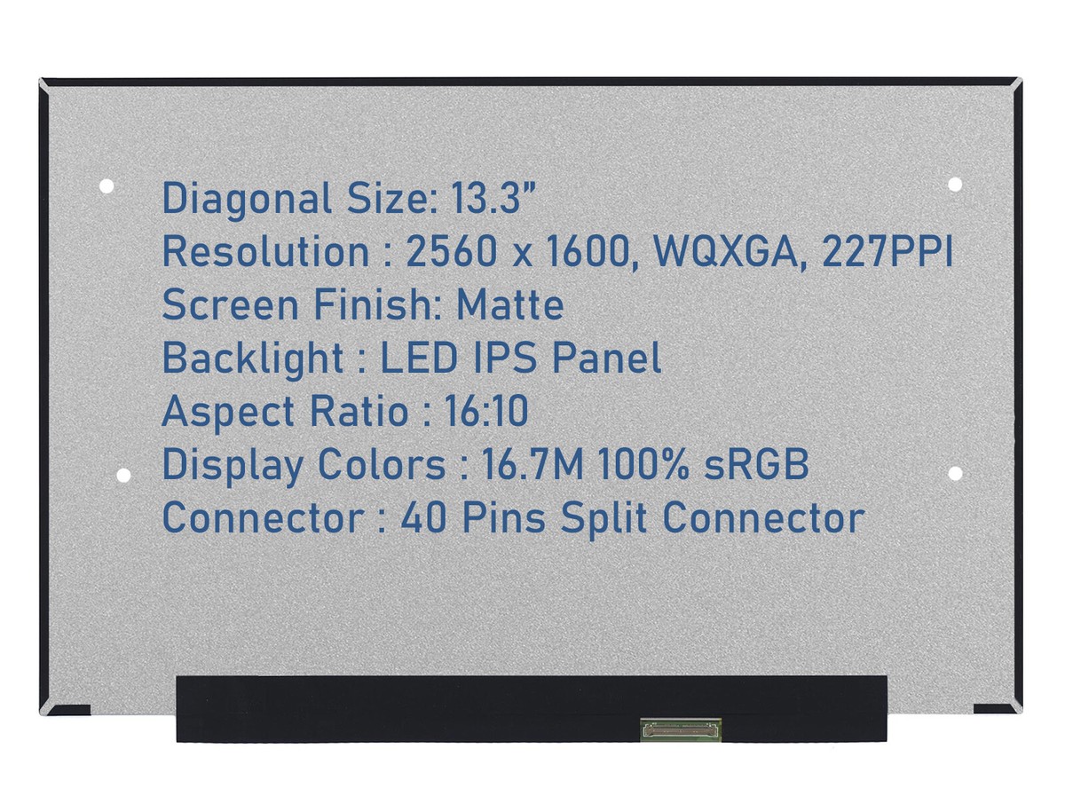 FTDLCD 13,3 Zoll QHD Display - Ersatz Für Lenovo Yoga Slim 7 Carbon