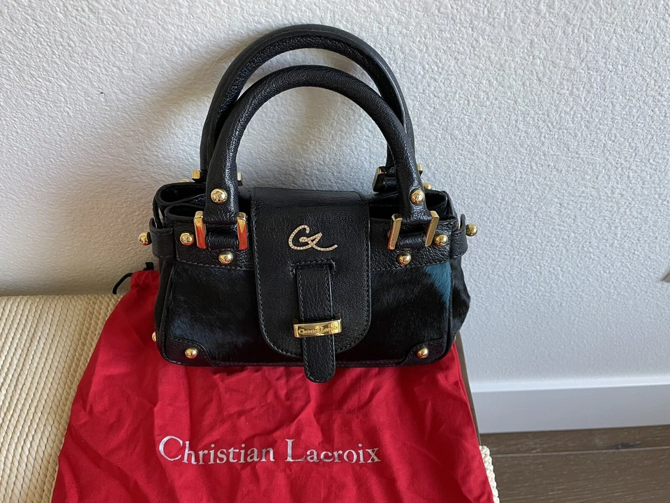 Bolso de Mano Christian Lacroix Negro/Azul Ocultar Foto 2 de 4