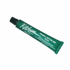 Ketchum Tattoo ink Paste 1oz Green color Permanent Ink Livestock Pigs Pets