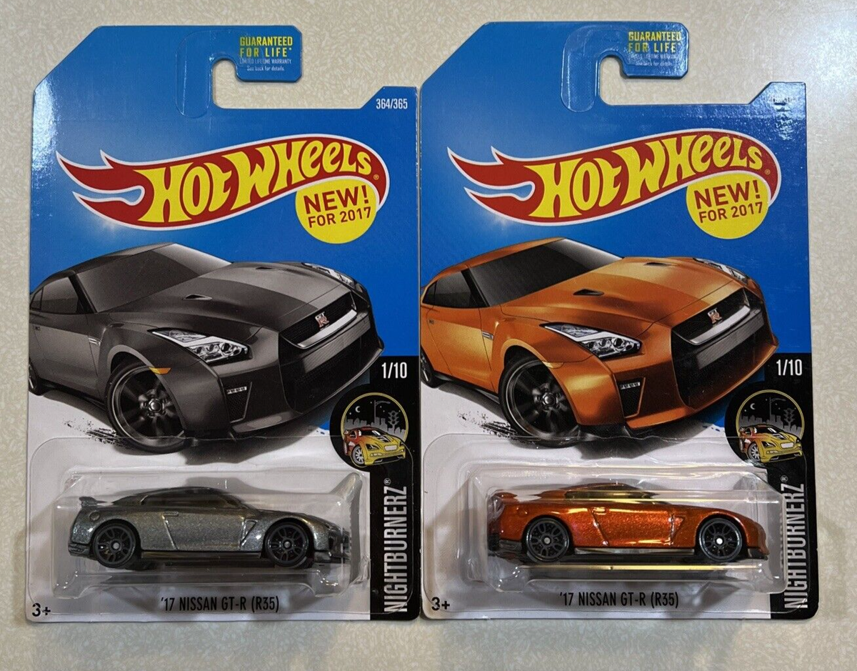 2017 Hot Wheels - '17 Nissan GT-R (R35) COPPER AND GUNMETAL LOT 2
