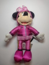 NASCAR MINNIE MOUSE 9" DISNEY 89 Race Car Jacket Plush Racers Stuffed
