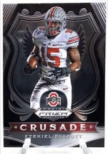 2020 Panini Silver Prizm Draft Picks #50 Ezekiel Elliott Ohio Crusade