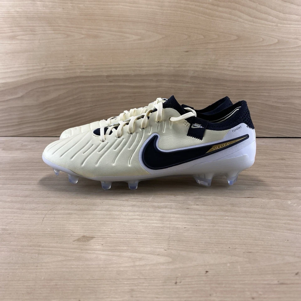 Nike Tiempo Legend 10 Elite FG Womens 6.5 Mens Sz 5 Lemonade/Gold Soccer Cleats - Image 2 of 4