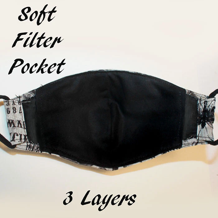 Face Mask star wars darth vader 3cpo R2-D2 Filter Pocket Washable M-Adult - Image 3 of 3