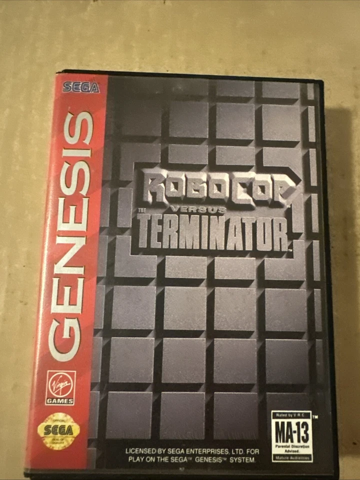 RoboCop vs. The Terminator (Sega Genesis) No Manual Tested Cart Video Game - Image 2 of 4